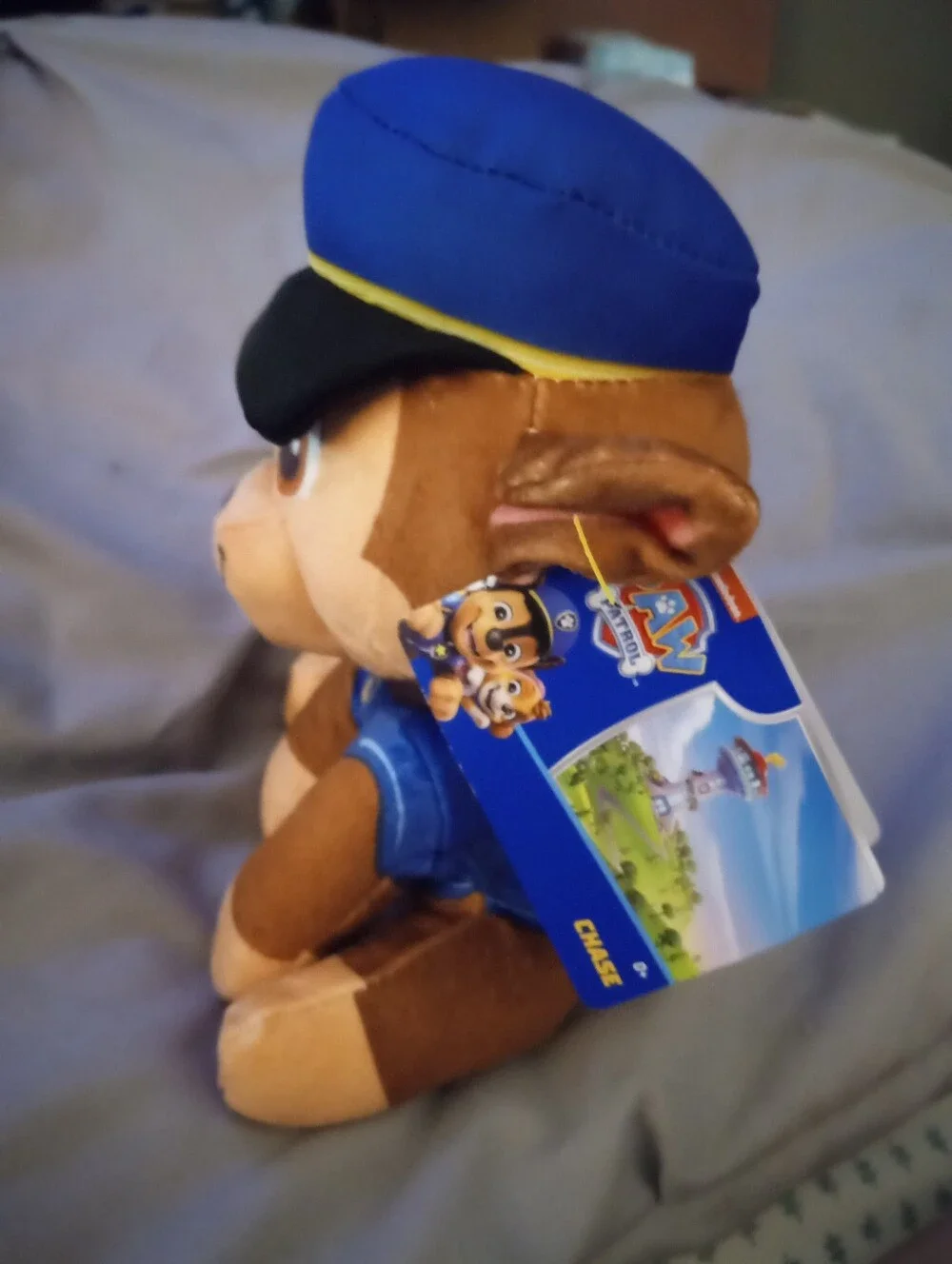 NICKELODEON PAW PATROL . AUTHENTIC CHASE 6 IN PLUSH TOY